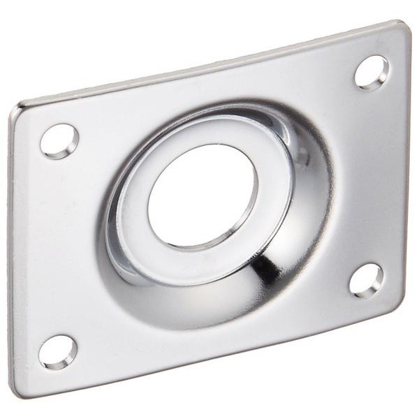 【新】SCUD(スカッド) / JP-20C　サイドジャックプレート　クローム　ギターパーツ