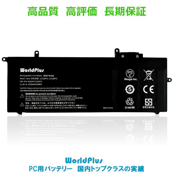 WorldPlus L17C6P71 バッテリー Lenovo ThinkPad X280 A285...