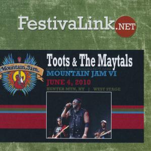 トゥーツアンドメイタルズ Toots and The Maytals - Mountain Jam VI: Hunter Mtn, NY 06/04/2010 (CD)｜musique69