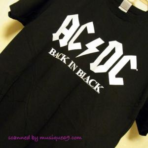 AC/DC - Rock or Bust EU Tour 2016 - Back in Black T-shirt: M-size｜musique69