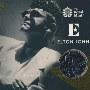 エルトンジョン Elton John - Music Legends: Elton John 2020 UK £5 Brilliant Uncirculated Coin "The Very Best Of"｜musique69