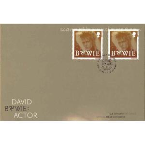 デヴィッドボウイ David Bowie - Isle of Man Post Office "Actor: Bowie Stamp Cover" FDC (goods)｜musique69