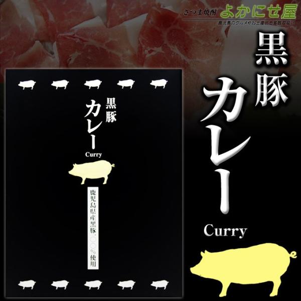 黒豚カレー (やや甘口) 鹿児島県産黒豚100％使用 お土産 レトルト 指宿