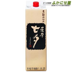 焼酎 黒七夕 25度 1800ml パック 田崎酒造 芋焼酎 鹿児島 お酒｜musougura