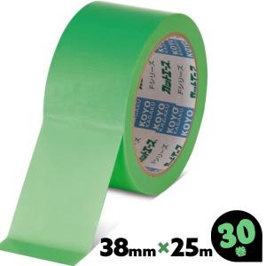 養生テープ 38mm×25m 30巻 緑 カットエースFG 光洋化学 中粘着 台風 窓ガラス｜must-shop