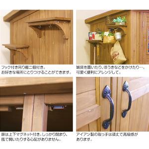 屋外収納庫 物置き 幅156 奥行106 高さ...の詳細画像4