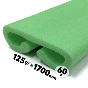 柱 角枠養生カバー ミラスティック 60本 125φ 100~180mm対応 キングサイズ Y-3G グリーン JSP｜must-shop