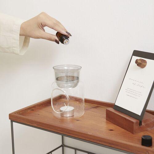 アロマオイルウォーマー【Horn Please MADE】 カラー GLASS グレー