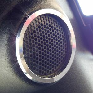 COPEN コペン専用Aピラーツィーターリング2pcs（クローム