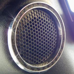 COPEN コペン専用Aピラーツィーターリング2pcs（カーボン）LA400K H26