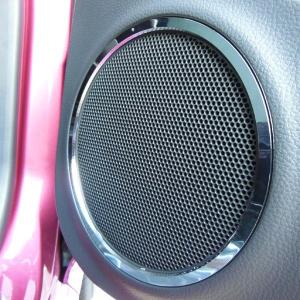 SUZUKI Lapin ラパン専用フロントドアスピーカーリング（クローム