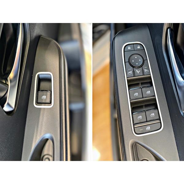 ニッサン セレナ SERENA 2022.12〜 5BA ウィンドウスイッチトリム 4pcs シルバ...