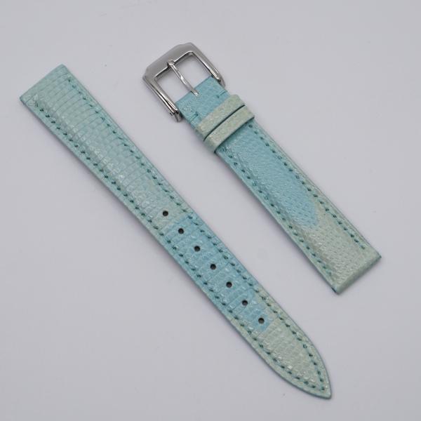 バンビ グレディア 時計バンド 14mm リザード ライトブルー レディース ZTA002UL デッ...