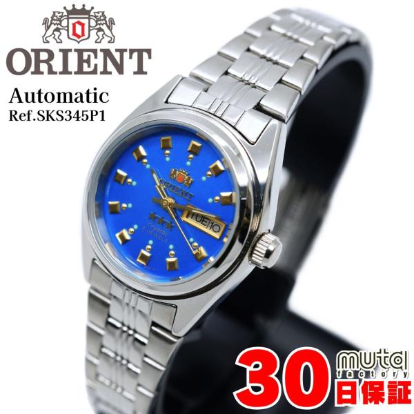 オリエント 自動巻き ブルー レディース Ref.WV0491NQ NQ1P-Q0 ORIENT お...