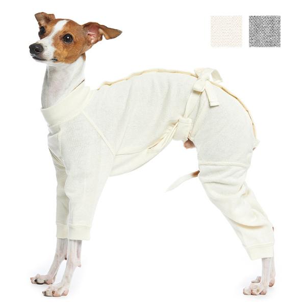 犬 服 ケアウェア(肌着) イタリアングレータイプ フルスーツ （犬の下着・術後服）オーガニックコッ...