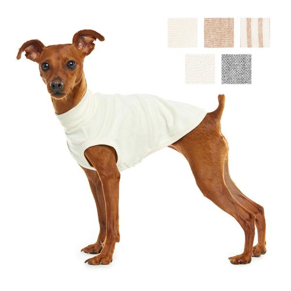 犬 服 アンダーウェア(肌着) ミニチュアピンシャータイプ ノースリーブ （犬の下着）オーガニックコ...