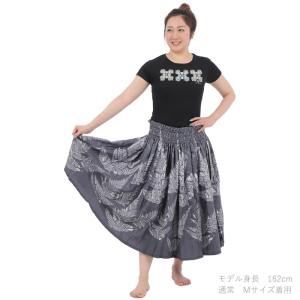 フラダンス スカート シングル パウ パウスカ...の詳細画像3