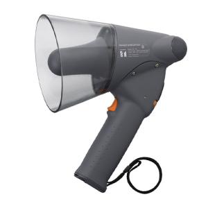 サイレン付の非常用メガホン NZ−645S 赤、防災や避難訓練、防滴