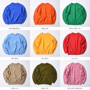 トレーナー メンズ 厚手 無地 スウェット 大...の詳細画像1