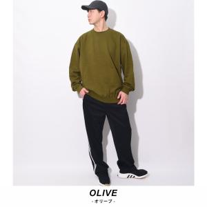 トレーナー メンズ 厚手 無地 スウェット 大...の詳細画像4
