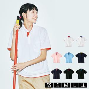 ポロシャツ レディース ユニセックス レイヤード