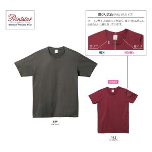 tシャツ メンズ 無地 Printstar プ...の詳細画像2