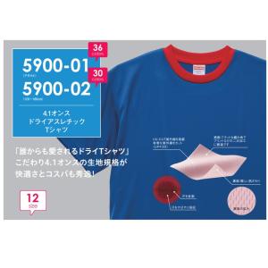 Tシャツ ドライ メンズ 無地 半袖 Unit...の詳細画像2