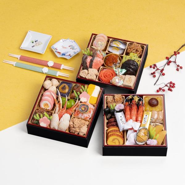 おせち 千賀屋謹製 吉寿千 和風三段重 [冷蔵] 3−4人前