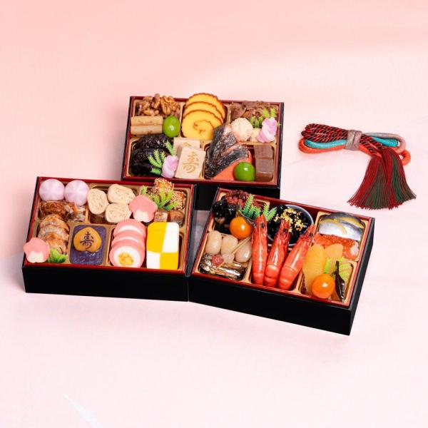 おせち 千賀屋謹製 金千華 和風三段重 [冷蔵] 2−3人前