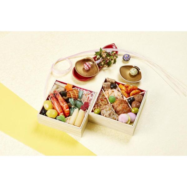 おせち 京菜味のむら 「小袖」こそで二段重 [冷凍] 2人前