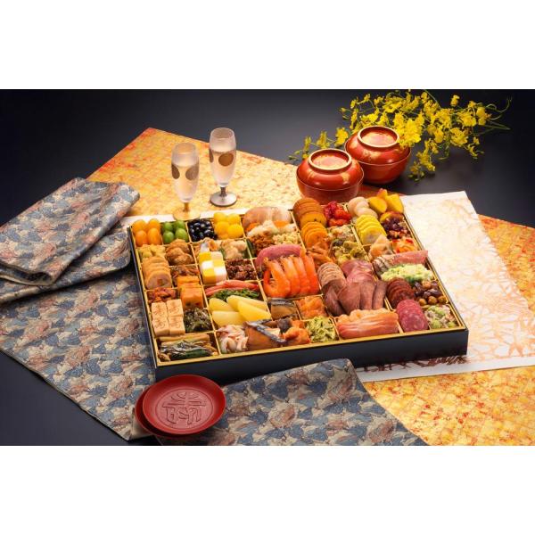 おせち 博多久松 超特大 和洋折衷本格おせち 西新 [冷凍] 6−7人前