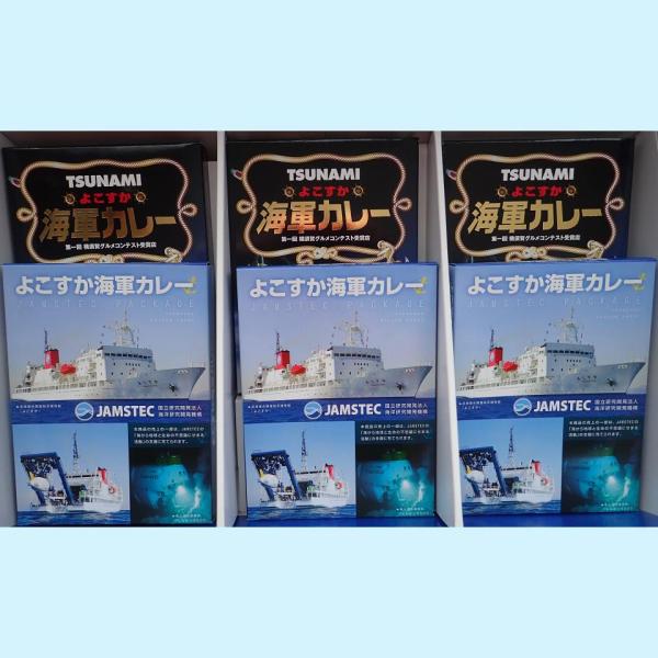 【神奈川県横須賀】 調味商事 TSUNAMIよこすか海軍カレー ＆JAMSTECパッケージセ