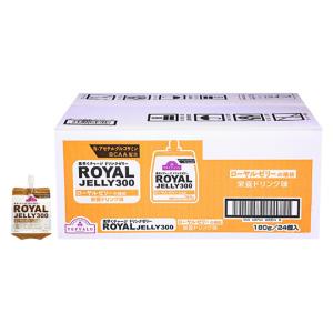 ケース販売 トップバリュ 素早くチャージドリンクゼリーローヤルゼリー300 栄養ドリンク味 180g×24個|
