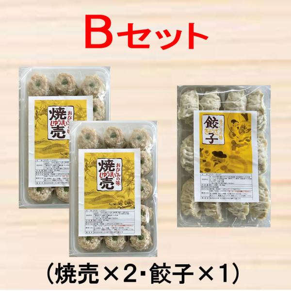 【名古屋_寿屋】おなじみの味 焼売・餃子セット（B) (焼売×2パック・餃子×1パック)