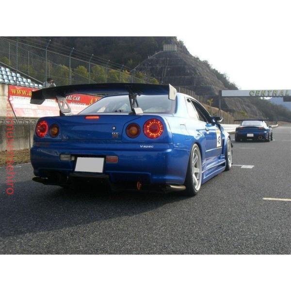 スカイラインR34 GTR GTT ER34 BNR34 TS-STYLE GTウイング カーボン