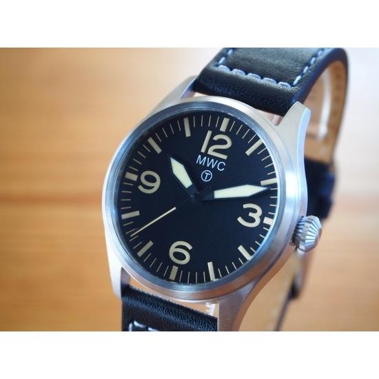 ミリタリーウォッチ MWC時計 腕時計 40mm アビエーター パイロット メカニカル ハイブリッド...