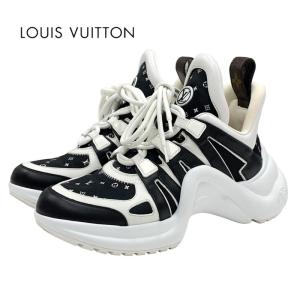 ルイヴィトン LOUIS VUITTON アークライトライン スニーカー 靴 シューズ モノグラム LVロゴ ブラック｜my-closet-bytieel