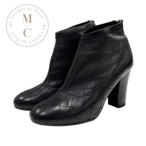 CHANEL（シャネル） ムートンブーツ ムートン レザー ブラック