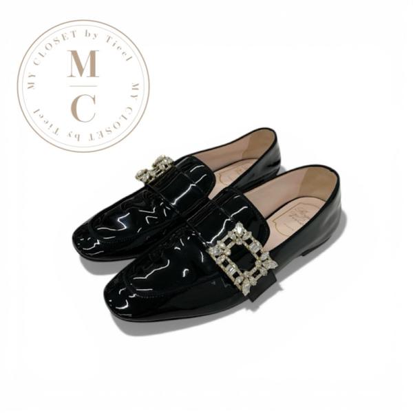 ロジェヴィヴィエ Roger Vivier MINI BROCHE ローファー 革靴 靴 シューズ ...