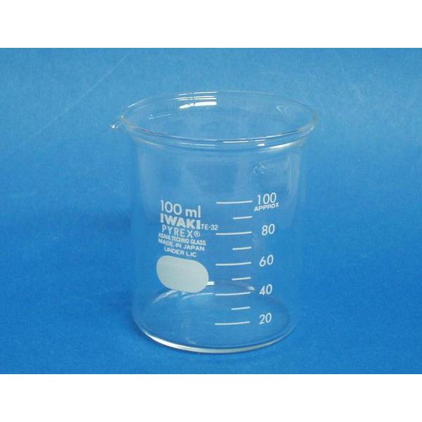 耐熱ガラスビーカー　100ml　アロマクラフト作りの必需品♪