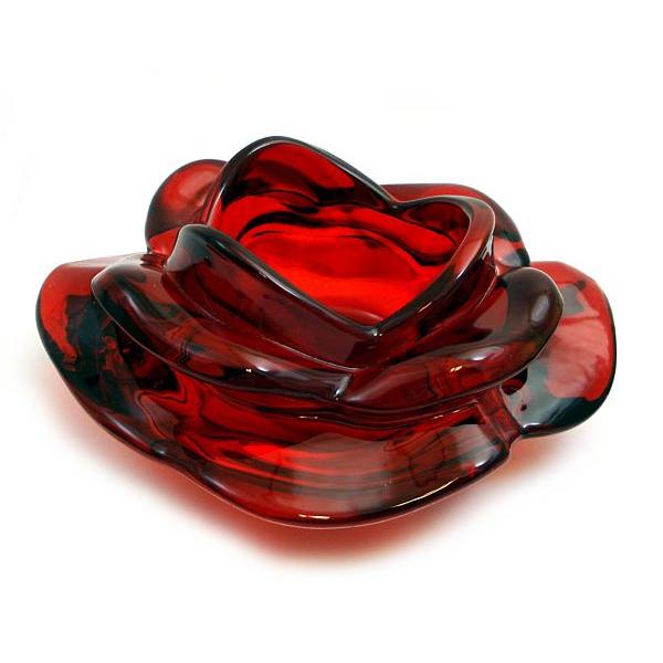 ローズキャンドルホルダー　レッド（プレシャスローズ/ティーライト）