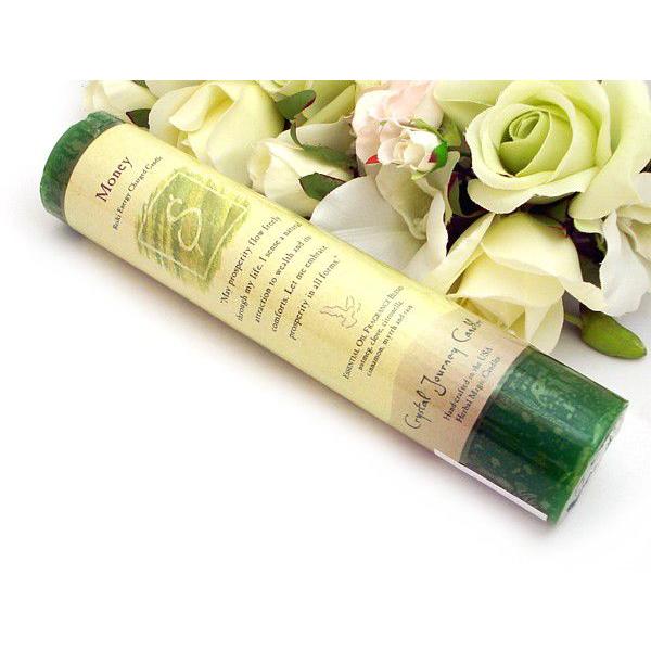 アロマキャンドル　魔法のヒーリングキャンドル　マネー　金運＆財運UP！人生の繁栄を願う♪