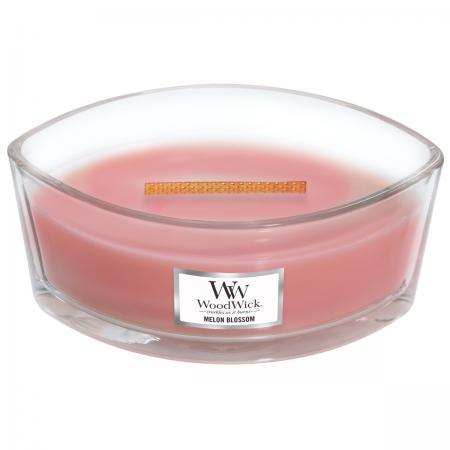 WoodWick　ハースウィックＬ　メロンブロッサム　焚き火のような癒しのキャンドル　ウッドウィック