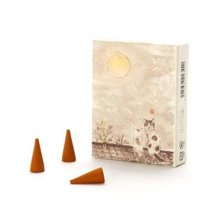 いやしねこ「晩秋の香り」コーンインセンス　京都のお香　香彩堂