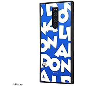 Xperia 1 ケース/ディズニー/【 耐衝撃/ケース ストラップ ホール 】 トリプルハイブリッ...
