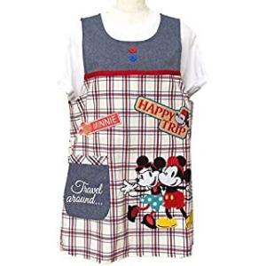 ジェイズプランニング エプロン ブル-Ｍ〜Ｌフリーサイズミッキー＆ミニー 2 ラン型 JS-1064...