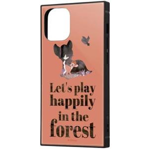 iPhone 12 mini/ディズニー/耐衝撃/ハイブリッド/スマホケース KAKU/バンビ/Fa...