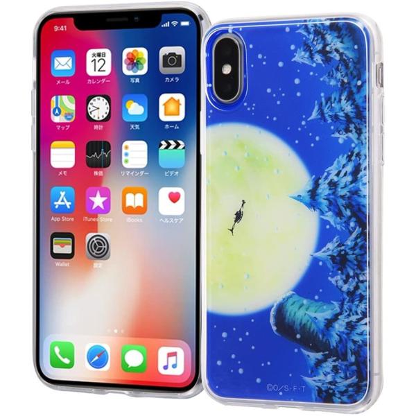 イングレム iPhone XS/X スマホケース ワンピース クリア ソフト スマホケース背面パネル...
