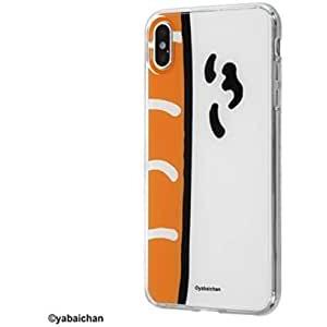 iPhone XS Max ケース/おしゅしだよ/TPU スマホケース 背面パネル/しゃけ２(キャラ...