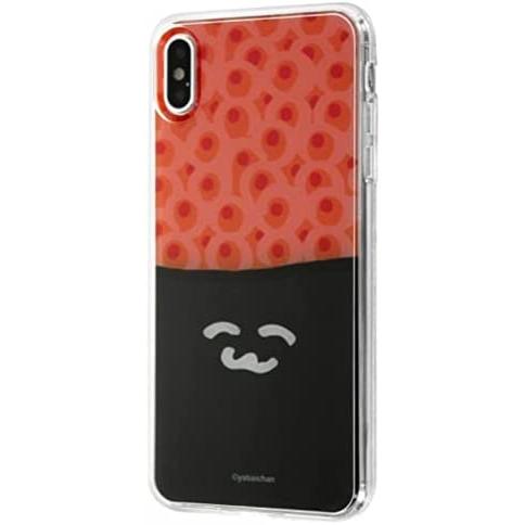 iPhone XS Max ケース/おしゅしだよ/TPU スマホケース 背面パネル/いくら１(キャラ...